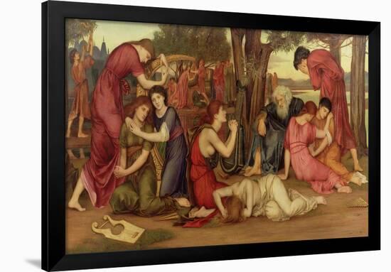 By the Waters of Babylon, 1882-83-Evelyn De Morgan-Framed Giclee Print