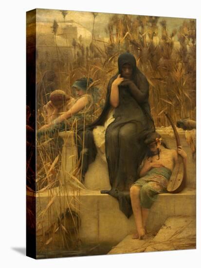 By the Waters of Babylon-Arthur Hacker-Stretched Canvas