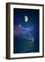 By Way of the Moon and Stars-John Rivera-Framed Photographic Print