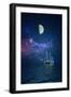 By Way of the Moon and Stars-John Rivera-Framed Photographic Print