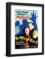 By Whose Hand? - Movie Poster Reproduction-null-Framed Photo