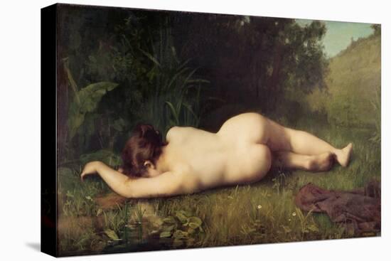 Byblis Turning Into a Spring-Jean-Jacques Henner-Stretched Canvas