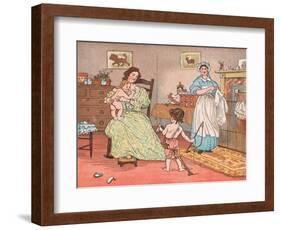Bye Baby Bunting-Randolph Caldecott-Framed Giclee Print