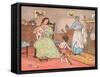 Bye Baby Bunting-Randolph Caldecott-Framed Stretched Canvas