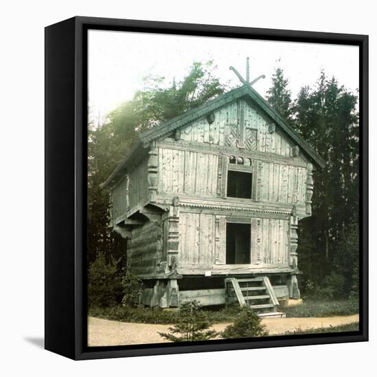 Bygdo (Norway), Farmers' House-Leon, Levy et Fils-Framed Stretched Canvas