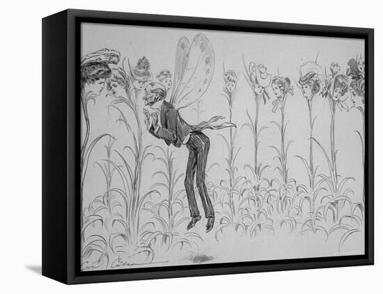 Bygone Summers a Frieze For an Old Gentleman's Room-Charles Dana Gibson-Framed Stretched Canvas