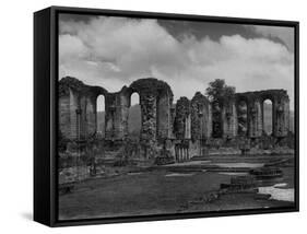 Byland Abbey-Fred Musto-Framed Stretched Canvas