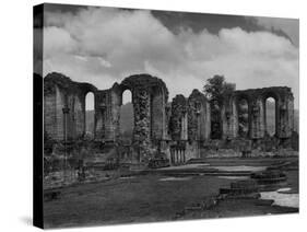 Byland Abbey-Fred Musto-Stretched Canvas