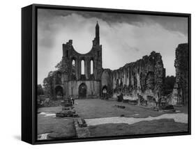 Byland Abbey-Fred Musto-Framed Stretched Canvas