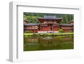 Byodo-In Buddhist Temple, Kaneohe, Oahu, Hawaii, USA-Charles Crust-Framed Photographic Print