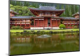 Byodo-In Buddhist Temple, Kaneohe, Oahu, Hawaii, USA-Charles Crust-Mounted Photographic Print