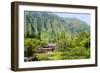 Byodo-In Temple, Valley of the Temples, Kaneohe, Oahu, Hawaii, United States of America, Pacific-Michael DeFreitas-Framed Photographic Print