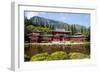 Byodo-In Temple, Valley of the Temples, Kaneohe, Oahu, Hawaii, United States of America, Pacific-Michael DeFreitas-Framed Photographic Print