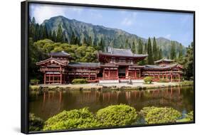 Byodo-In Temple, Valley of the Temples, Kaneohe, Oahu, Hawaii, United States of America, Pacific-Michael DeFreitas-Framed Photographic Print