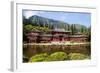 Byodo-In Temple, Valley of the Temples, Kaneohe, Oahu, Hawaii, United States of America, Pacific-Michael DeFreitas-Framed Photographic Print