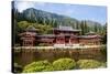 Byodo-In Temple, Valley of the Temples, Kaneohe, Oahu, Hawaii, United States of America, Pacific-Michael DeFreitas-Stretched Canvas