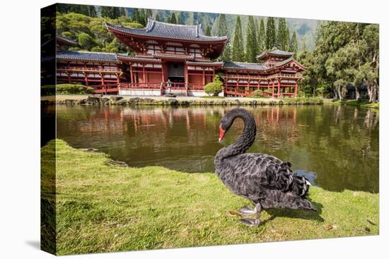Byodo-In Temple, Valley of the Temples, Kaneohe, Oahu, Hawaii-Michael DeFreitas-Stretched Canvas