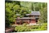 Byodo-In Temple, Valley of the Temples, Kaneohe, Oahu, Hawaii-Michael DeFreitas-Stretched Canvas