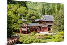 Byodo-In Temple, Valley of the Temples, Kaneohe, Oahu, Hawaii-Michael DeFreitas-Mounted Premium Photographic Print