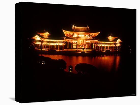 Byodoin Temple by Night-null-Stretched Canvas