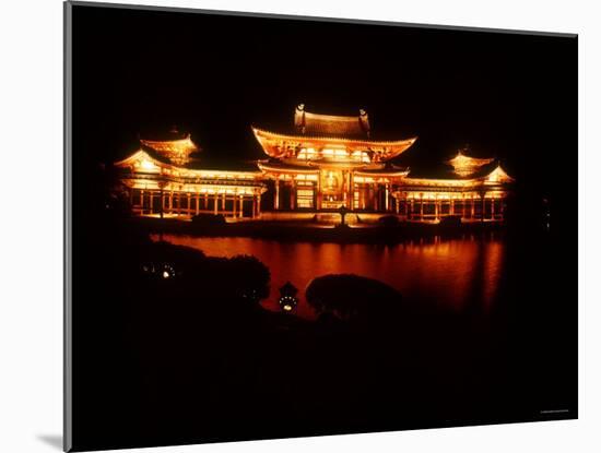 Byodoin Temple by Night-null-Mounted Photographic Print