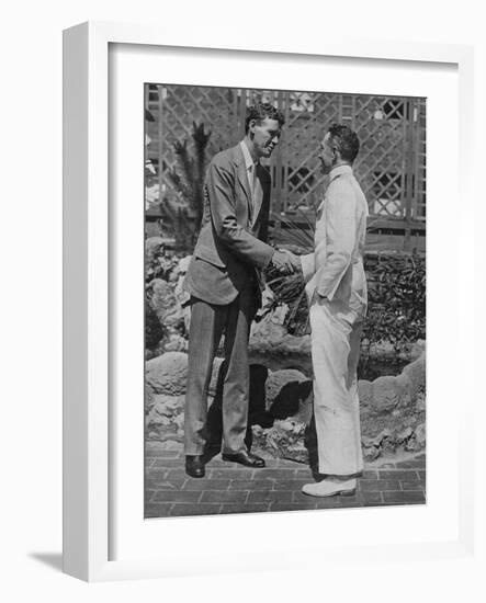 Byrd, Lindbergh, Ilz 1930-null-Framed Photographic Print