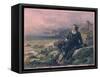 Byron Among the Ruins of Greece-Giovanni Carnovali (Piccio)-Framed Stretched Canvas