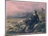 Byron Among the Ruins of Greece-Giovanni Carnovali (Piccio)-Mounted Art Print