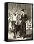 Byron and Dog-null-Framed Stretched Canvas