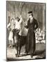 Byron and Dog-null-Mounted Art Print