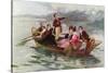Byron and Shelley on the Lake of Geneva-Vicente De Paredes-Stretched Canvas