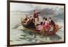 Byron and Shelley on the Lake of Geneva-Vicente De Paredes-Framed Giclee Print