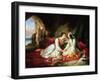 Byron as Don Juan, with Haidee, 1831-Alexandre Colin-Framed Giclee Print