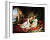 Byron as Don Juan, with Haidee, 1831-Alexandre Colin-Framed Giclee Print