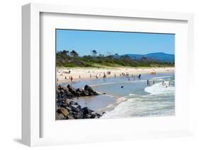 Byron Bay Main beach, New South Wales, Australia, Pacific-Andrew Michael-Framed Photographic Print