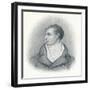 'Byron', c1800, (1911)-Richard Westall-Framed Giclee Print