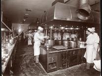 Cooks Working in the Kitchen at Maillard's Chocolate Manufacturers, 116-118 West 25th Street, New…-Byron Company-Framed Giclee Print