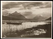 View of a Lake and a Boat During the Construction of the Panama Canal, 1912 or 1913-Byron Company-Giclee Print