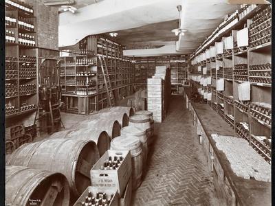 Wine Cellar at the Hotel Knickerbocker, 1906