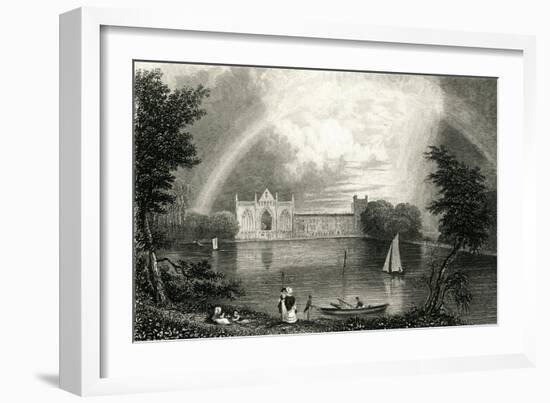 Byron, Newstead Abbey-E Finden-Framed Art Print