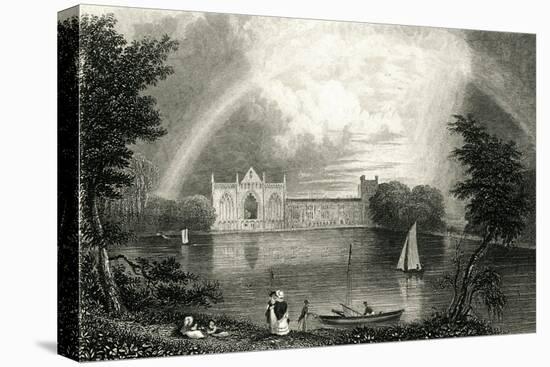 Byron, Newstead Abbey-E Finden-Stretched Canvas