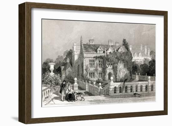 Byron, Newstead Abbey-D Buckle-Framed Art Print