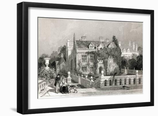 Byron, Newstead Abbey-D Buckle-Framed Art Print