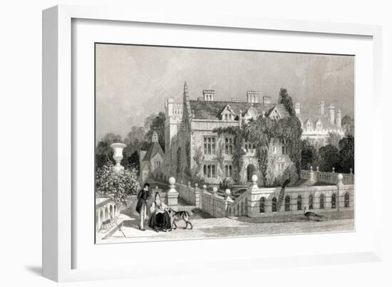 Byron, Newstead Abbey-D Buckle-Framed Art Print