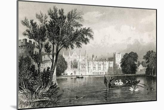 Byron, Newstead Abbey-D Buckle-Mounted Art Print