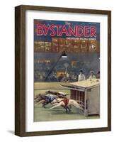 Bystander Greyhound Racing Number-null-Framed Art Print