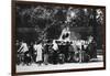 Bystanders Examining an Abandoned Tank on the Rue De Medicis, Liberation of Paris, August 1944-null-Framed Giclee Print