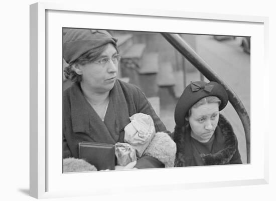 Bystanders in Bethlehem, Pennsylvania, 1936-Walker Evans-Framed Photographic Print