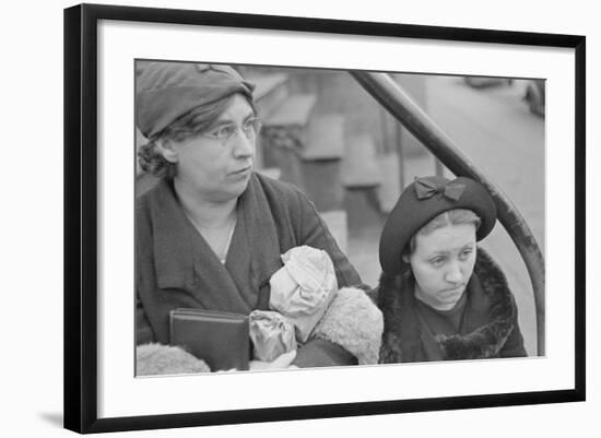 Bystanders in Bethlehem, Pennsylvania, 1936-Walker Evans-Framed Photographic Print