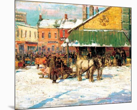 Byward Market, Ottawa-Franklin Brownell-Mounted Premium Giclee Print